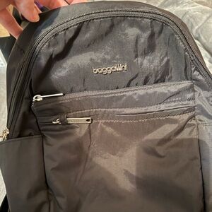 Baggallini Securetex Anti-Theft Getaway Backpack Black